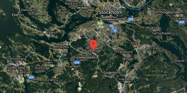 2a huddinge centrum map