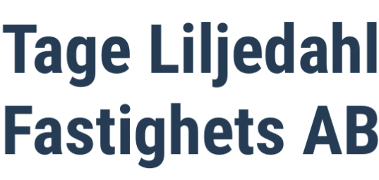 Tage Liljedahl Fastighets AB
