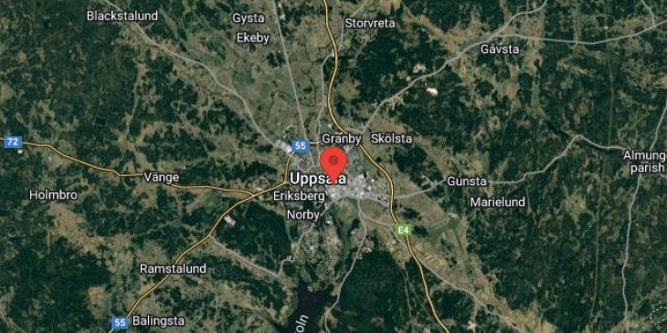 byter 2rok i centrala uppsala mot 2rok i stockholm map