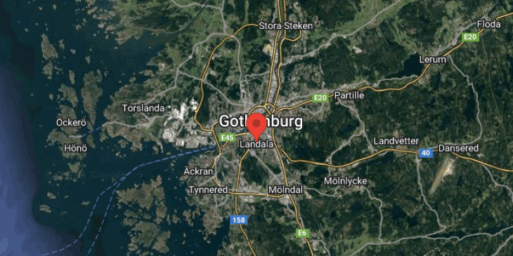 en fin 3a i centrala goteborg map