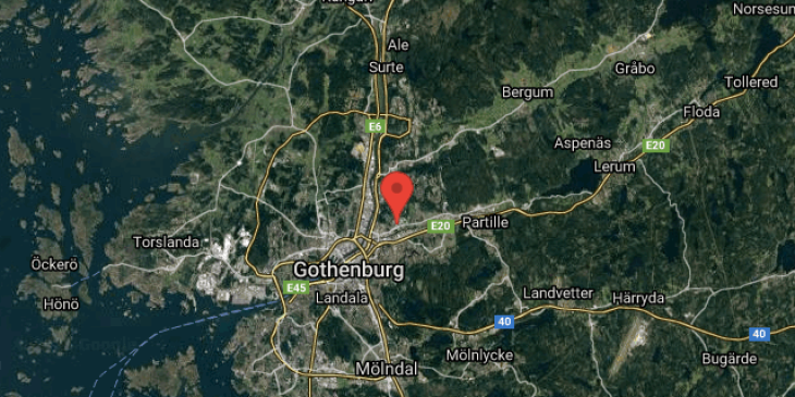 goteborg map