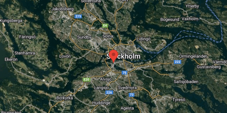 hornstulls strand med utsikt map