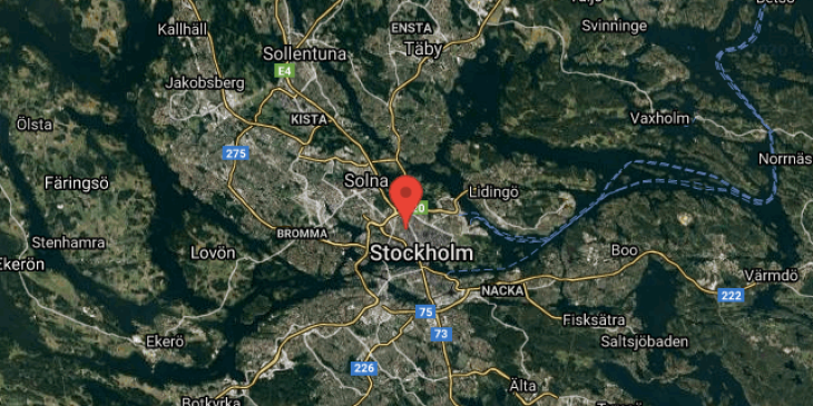 liten prisvard etta mitt i stockholms city map