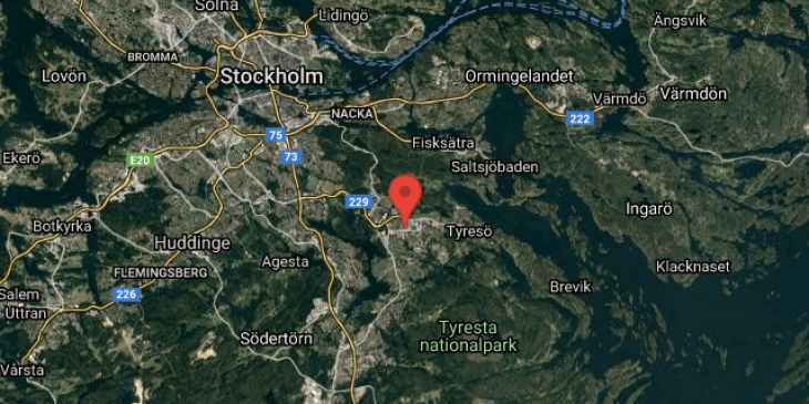 liten trea i tyreso map