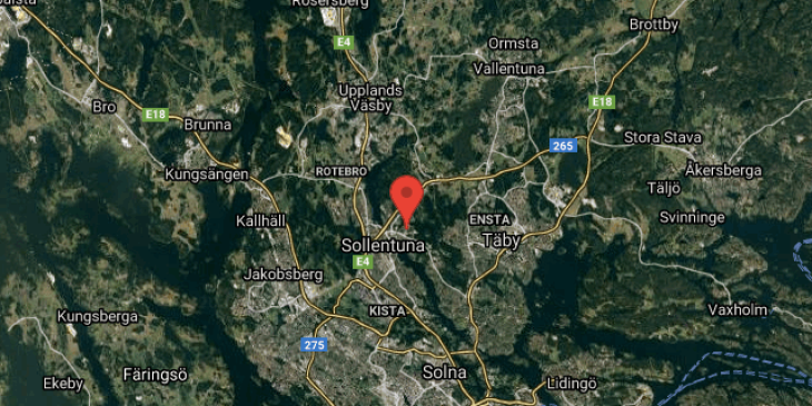 ljus lagenhet med sollage map