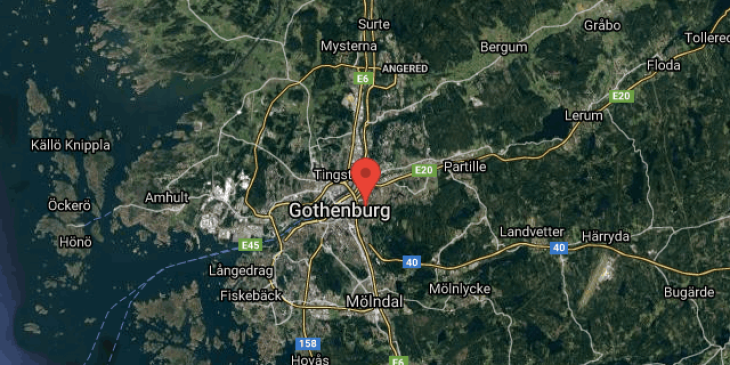 ljus och valplanerad 2a i lunden goteborg map
