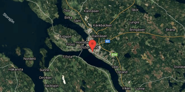ostersund mot karlstad map