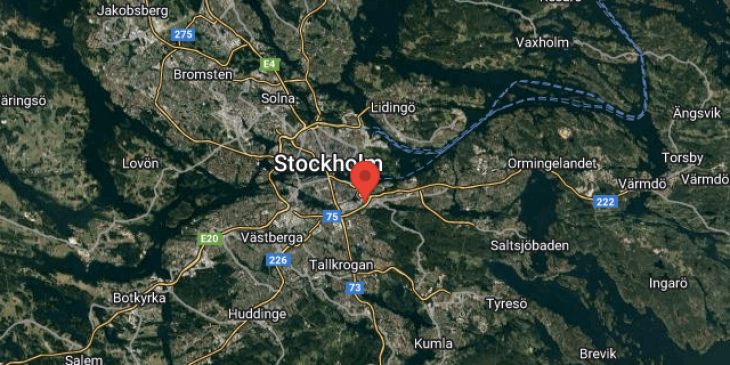 stor ljus 2a i hammarby sjostad map