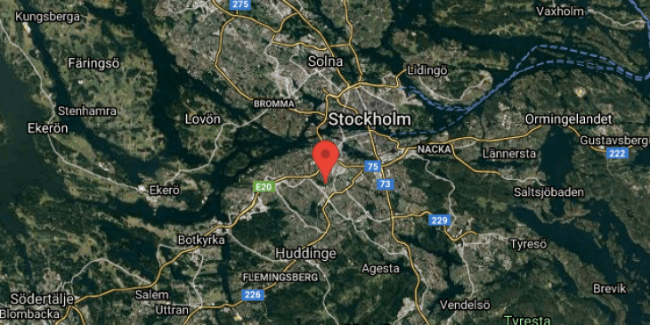 sulvagen 46 hagersten 3a 67kv map