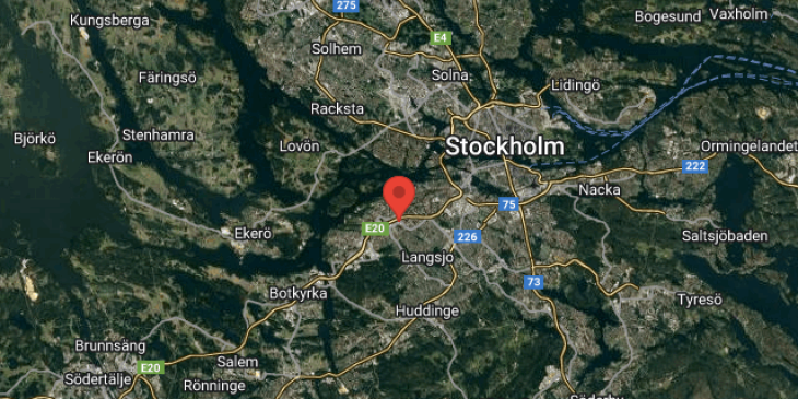 tre rum och kok i fruangen map
