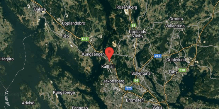 trevlig och familjar radhus i kallhall map